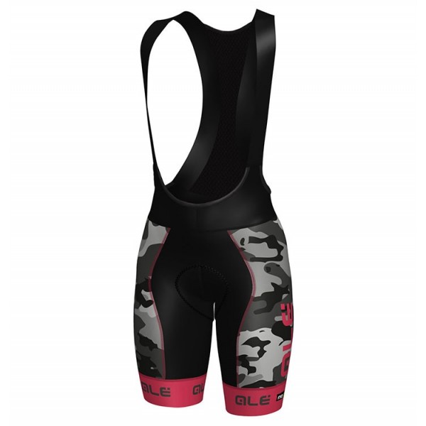 2017 Damen Ale Graphics PRR Camo Schwarz-Rose Kurz Trägerhose Radtrikot Kaufen