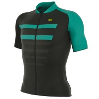 2017 Ale PRR 2.0 Piuma Radtrikot Kurzarm Schwarz Light Blau Radtrikot Kaufen