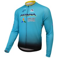 Astana Pro 2017 Radtrikot Langarm Radtrikot Kaufen