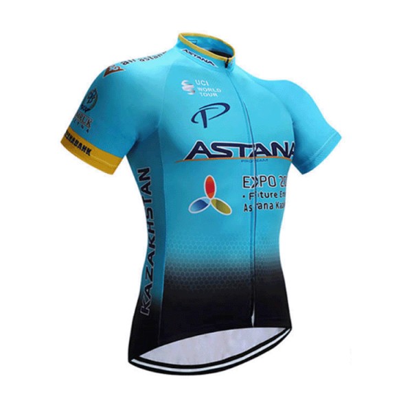 2017 Astana Radtrikot Kurzarm Radtrikot Kaufen