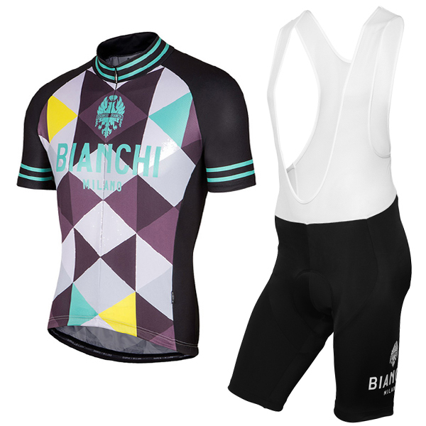Bianchi Milano 2017 Fahrradbekleidung Satz Radtrikot Kurzarm+Kurz Trägerhose A6 Radtrikot Kaufen