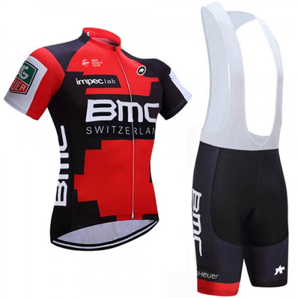 BMC 2017 Proteam Fahrradbekleidung Satz Radtrikot Kurzarm+Kurz Trägerhose Radtrikot Kaufen