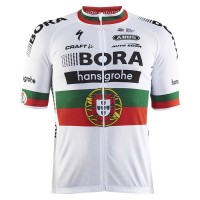 BORA Hansgrohe Pro Team 2017 Champion Portugais Radtrikot Kurzarm Radtrikot Kaufen