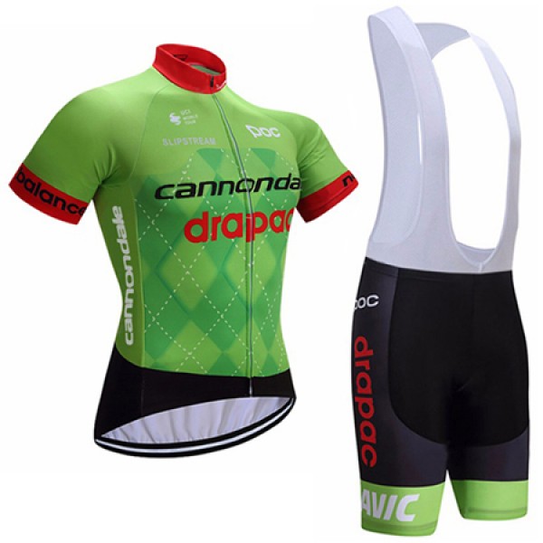2017 Cannondale Drapac Fahrradbekleidung Satz Radtrikot Kurzarm+Kurz Trägerhose Radtrikot Kaufen