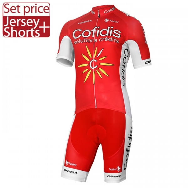 2017 Cofidis Fahrradbekleidung Satz Radtrikot Kurzarm+Kurz Radhose Radtrikot Kaufen 2017 Cofidis Fahrradbekleidung Satz Radtrikot Kurzarm+Kurz Radhose Radtrikot Kaufen