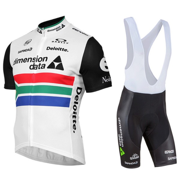 DIMENSION DATA 2017 South African Fahrradbekleidung Satz Radtrikot Kurzarm+Kurz Trägerhose Radtrikot Kaufen