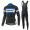 2017 Giant Blau Schwarz Fahrradbekleidung Satz Radtrikot Langarm+Lang Trägerhose Radtrikot Kaufen