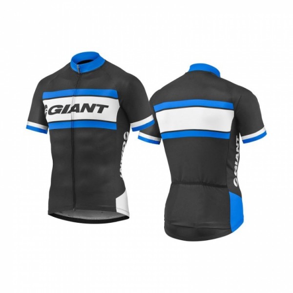 2017 Giant Blau Schwarz Radtrikot Kurzarm Radtrikot Kaufen