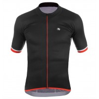2017 Giordana Silber Line Schwarz-Rot Radtrikot Kurzarm Radtrikot Kaufen