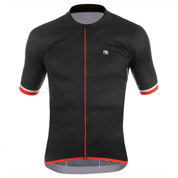 2017 Giordana Silber Line Schwarz-Rot Radtrikot Kurzarm Radtrikot Kaufen