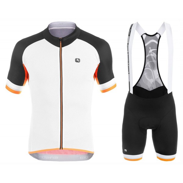 2017 Giordana Silber Line Weiß-Noir-orange Fahrradbekleidung Satz Radtrikot Kurzarm+Kurz Trägerhose Radtrikot Kaufen 2017 Giordana Silber Line Weiß-Noir-orange Fahrradbekleidung Satz Radtrikot Kurzarm+Kurz Trägerhose Radtrikot Kaufen