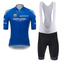 Giro d'Italia 2017 Blau Fahrradbekleidung Satz Radtrikot Kurzarm+Kurz Trägerhose Radtrikot Kaufen