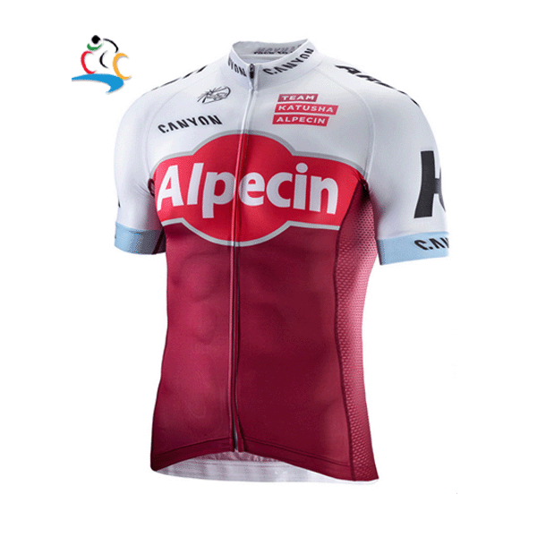 KATUSHA Alpecin Pro 2017 Radtrikot Kurzarm Radtrikot Kaufen