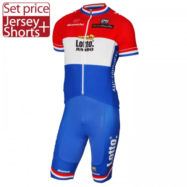 2017 LOTTO JUMBO Netherlands Rot Blau Fahrradbekleidung Satz Radtrikot Kurzarm+Kurz Radhose Radtrikot Kaufen 2017 LOTTO JUMBO Netherlands Rot Blau Fahrradbekleidung Satz Radtrikot Kurzarm+Kurz Radhose Radtrikot Kaufen