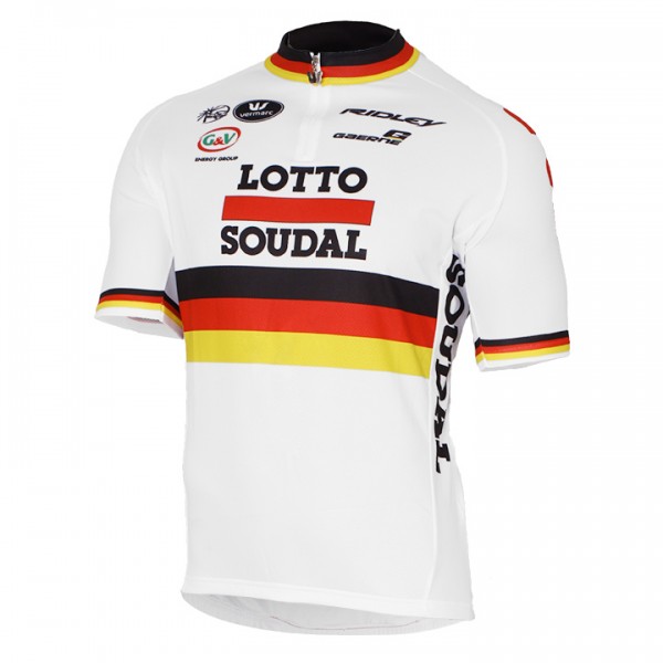 2017 LOTTO SOUDAL Germany Weiß Radtrikot Kurzarm Radtrikot Kaufen