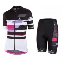 2017 Nalini PRO dolomiti Damen Schwarz Fahrradbekleidung Satz Radtrikot Kurzarm+Kurz Trägerhose Radtrikot Kaufen