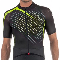 2017 Pinarello Tour Radtrikot Kurzarm-Schwarz Gelb Radtrikot Kaufen