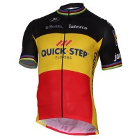 Quick Step Floors 2017 Schwarz Gelb Radtrikot Kurzarm Radtrikot Kaufen