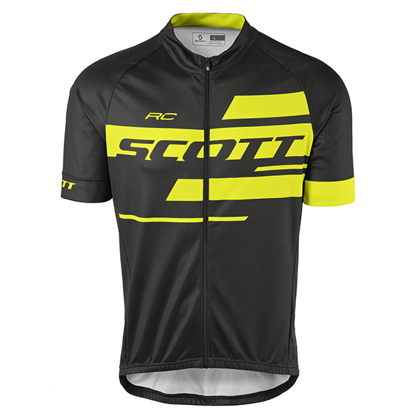 2017 Scott Rc Schwarz Gelb Radtrikot Kurzarm Radtrikot Kaufen
