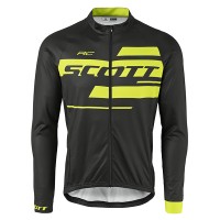 2017 Scott Rc Schwarz-Gelb Radtrikot Langarm Radtrikot Kaufen