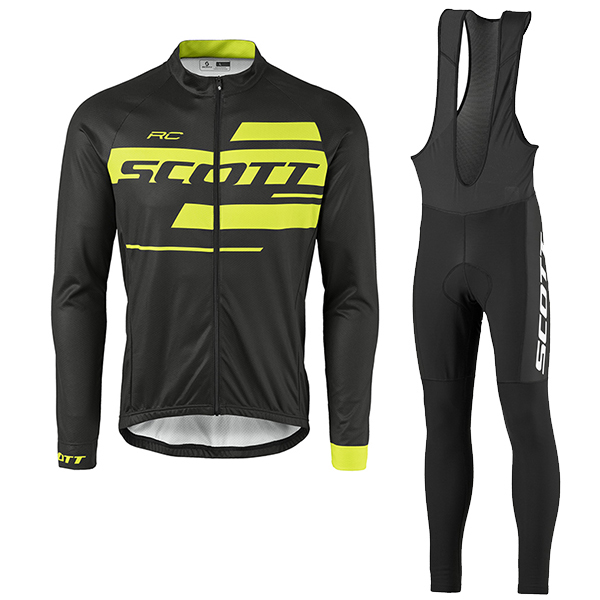 2017 Scott Rc Schwarz-Gelb Fahrradbekleidung Satz Radtrikot Langarm+Lang Trägerhose Radtrikot Kaufen 2017 Scott Rc Schwarz-Gelb Fahrradbekleidung Satz Radtrikot Langarm+Lang Trägerhose Radtrikot Kaufen