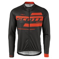 2017 Scott Rc Schwarz-Rot Radtrikot Langarm Radtrikot Kaufen