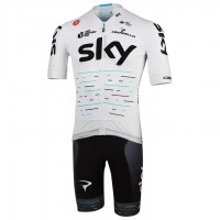 Sky Team Tour De France Set 2017 Fahrradbekleidung Satz Radtrikot Kurzarm+Kurz Radhose Radtrikot Kaufen