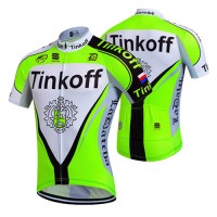 2017 Tinkoff Grün Radtrikot Kurzarm Radtrikot Kaufen